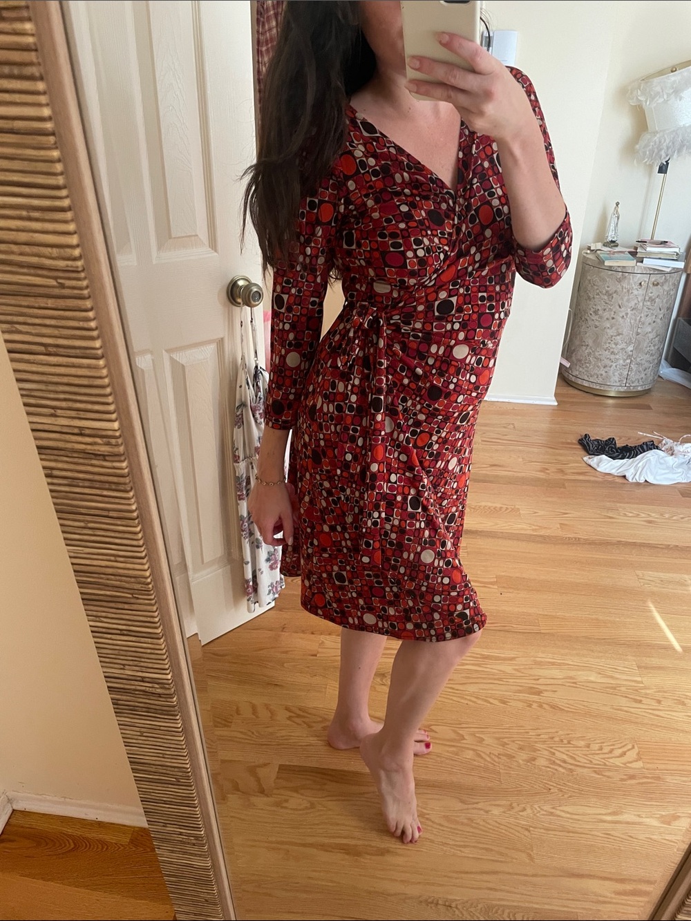 Y2K WRAP DRESS